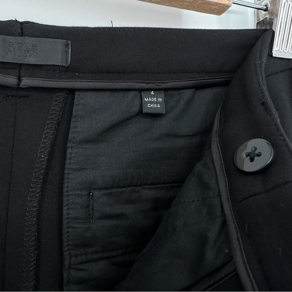 ATM ANTHONY THOMAS MELILLO Ponte Mid-rise Moto Pants In Black Size 4 - Picture 5 of 12